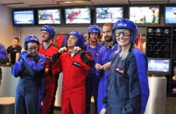 iFLY indoor skydiving group