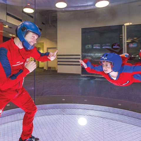 Indoor skydiving at iFLY UK